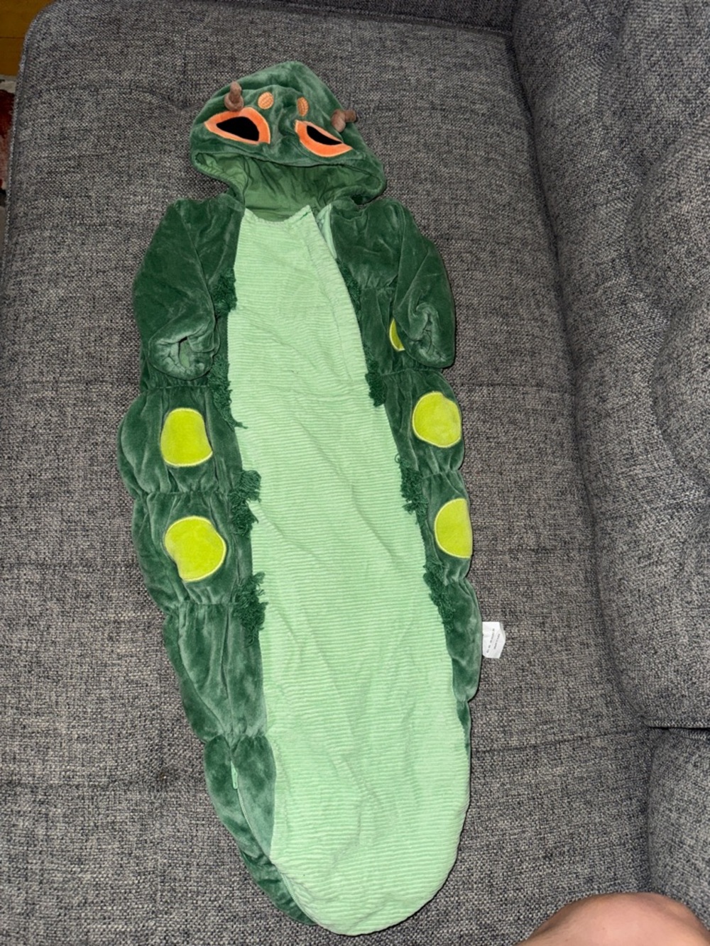 Pottery barn baby caterpillar bunting costume size 0-6 months - Picture 7 of 7